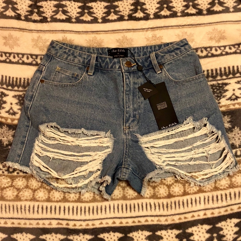 🌸SALE🌸 The Fifth Label Ripped Denim Shorts